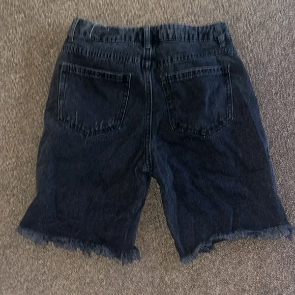 Black denim jeans, size 26 - Picture 2 of 2